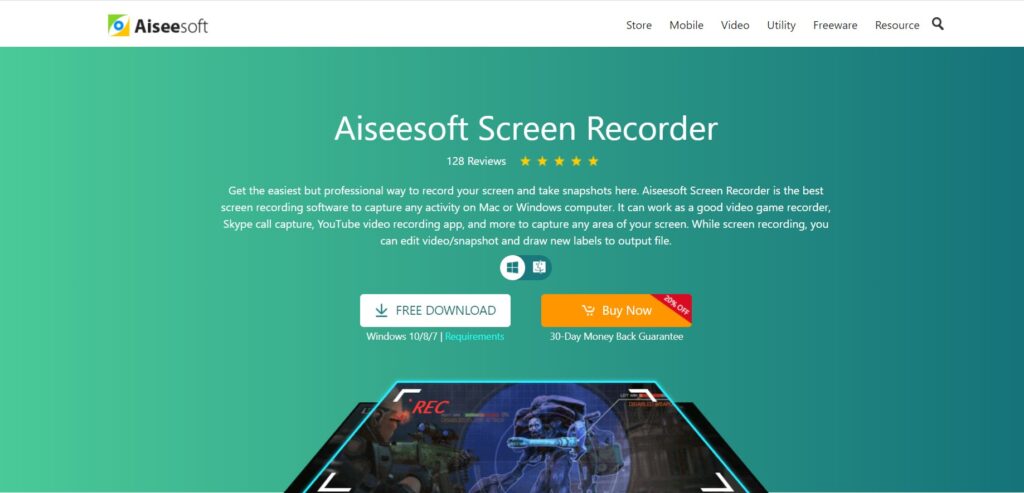 aiseesoft screen recorder